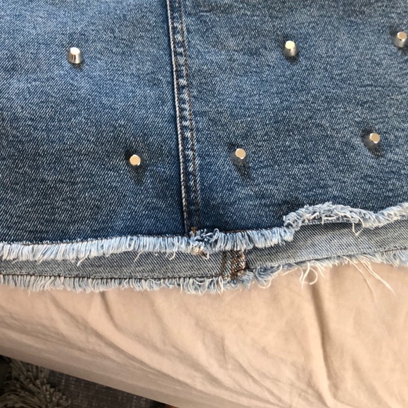 Wild fable studded jean skirt - Picture 4 of 5